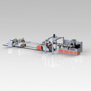 ABS thin sheet extrusion line