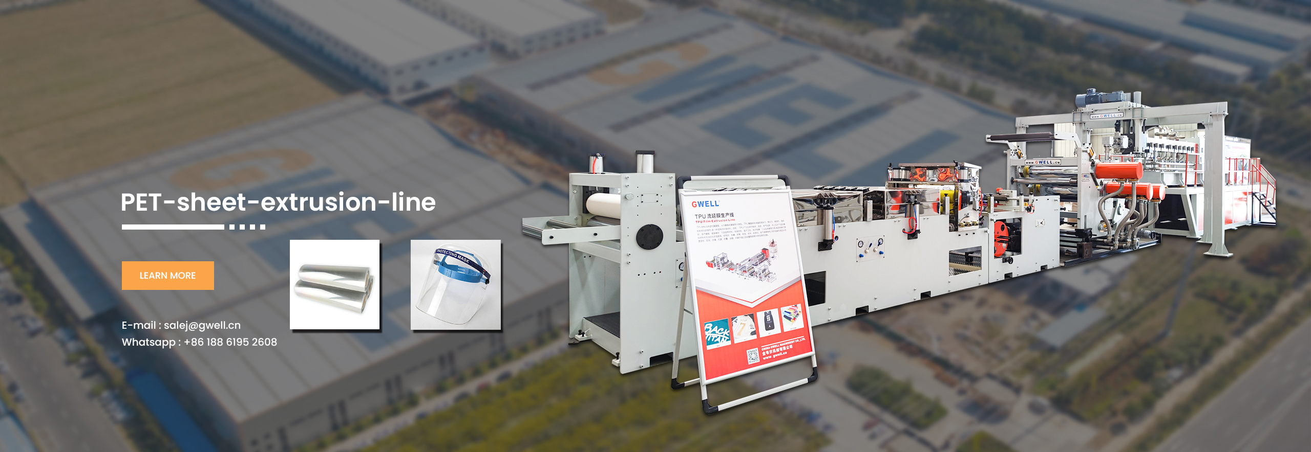 PET sheet extrusion line